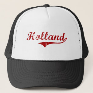Holland Massachusetts Classic Design Trucker Hat