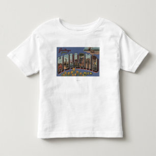 Holland, Michigan - Large Letter Scenes 2 Toddler T-Shirt