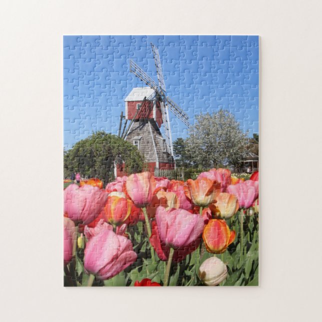 Holland, Michigan tulip puzzle (Vertical)