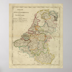 Holland Or The Seven United Provinces Poster
