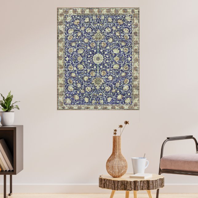 Holland Park Carpet by William Morris  Poster (Living Room 3)