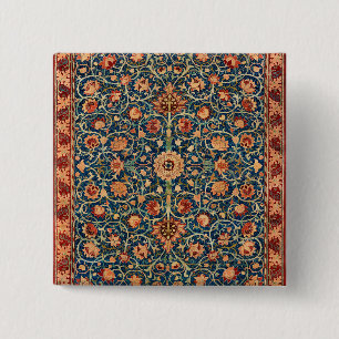Holland Park Design (by William Morris) 15 Cm Square Badge