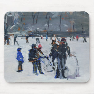 Holland Park in snow 2009 Mouse Pad