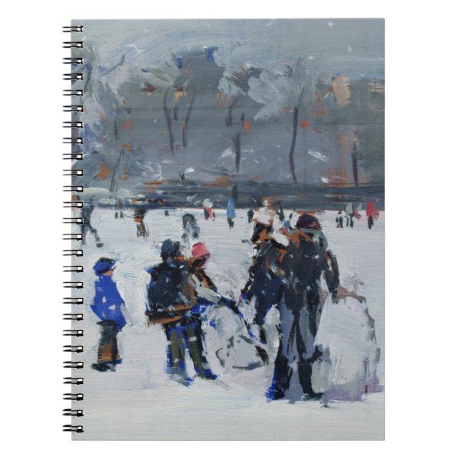 Holland Park in snow 2009 Notebook (Front)