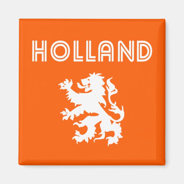 Holland Retro Magnet (Front)