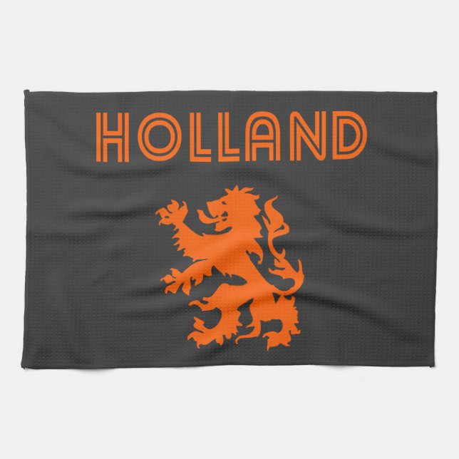 Holland Retro Tea Towel (Horizontal)
