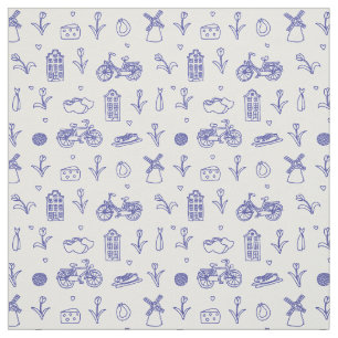 Holland seamless pattern fabric