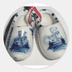 holland shoes classic round sticker
