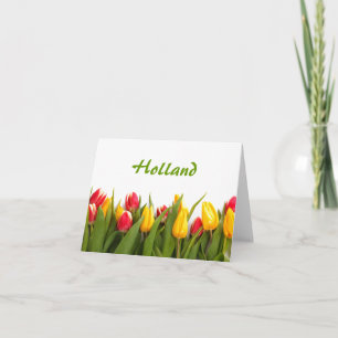 Holland, Spring Tulip Garden Note Card