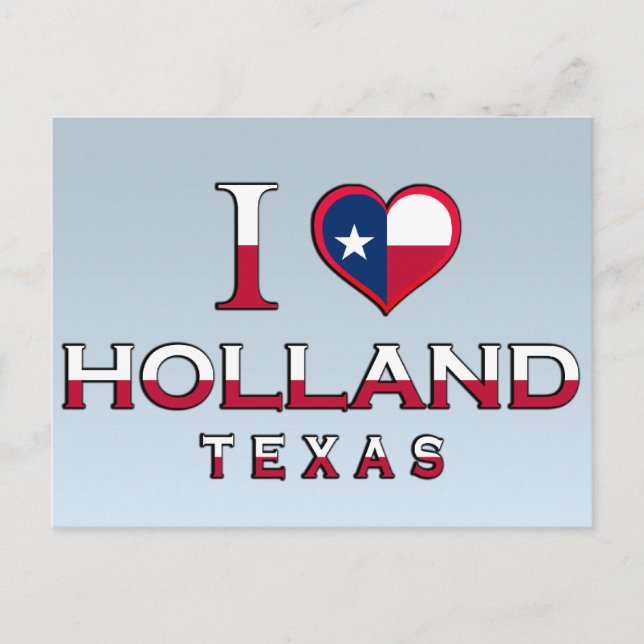 Holland, Texas Postcard (Front)