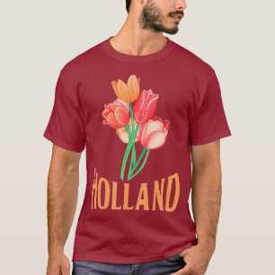 Holland Tulips Spring Flower T-Shirt