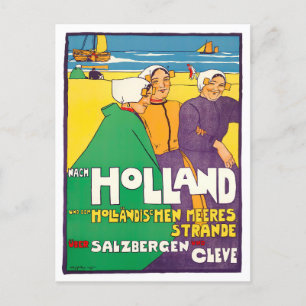 Holland vintage travel Postcard