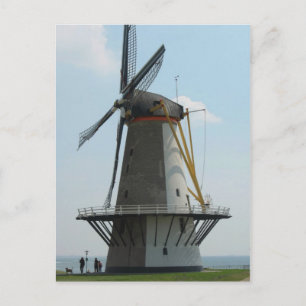 Holland windmill in Zeeland, The Netherlands Postcard