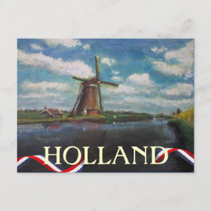 Holland Windmill Postcard