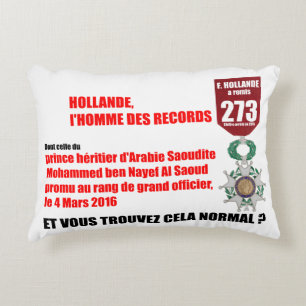 Hollande Record Legions d'Honneur - Pillow
