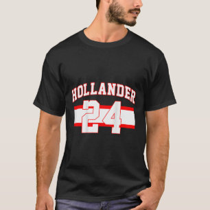 Hollander Hockey 24 Style Name Number Fan  T-Shirt