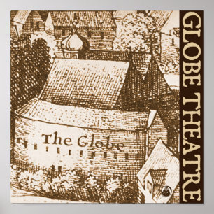 Hollar's Globe Theatre Poster