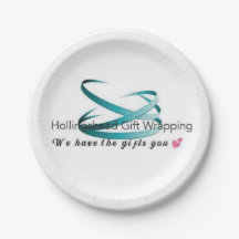 Hollingshead Gift Wrapping Paper Plates 