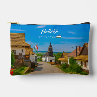 Hollókő, Hungary - Historic Village Street Accessory Pouch