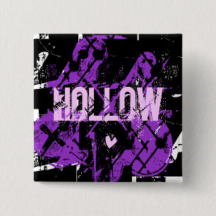 HOLLOW 15 CM SQUARE BADGE