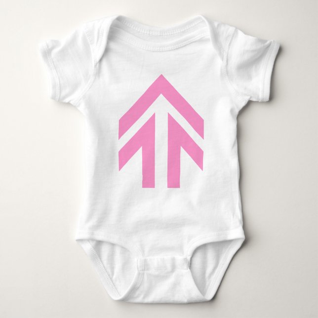 Hollow Arrow Baby Bodysuit (Front)