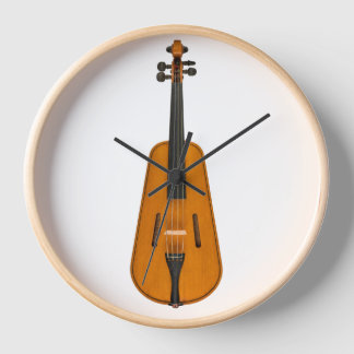 Hollow Back Violin Clock