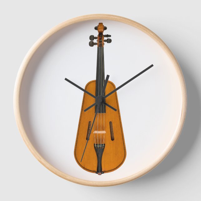 Hollow Back Violin Clock (Front)