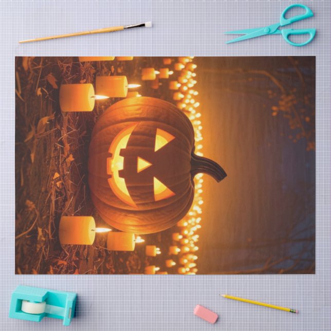 Hollow Flame Tissue Paper (Craft)