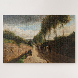 Hollow Path, Surroundings of Chailly - Pissarro Jigsaw Puzzle