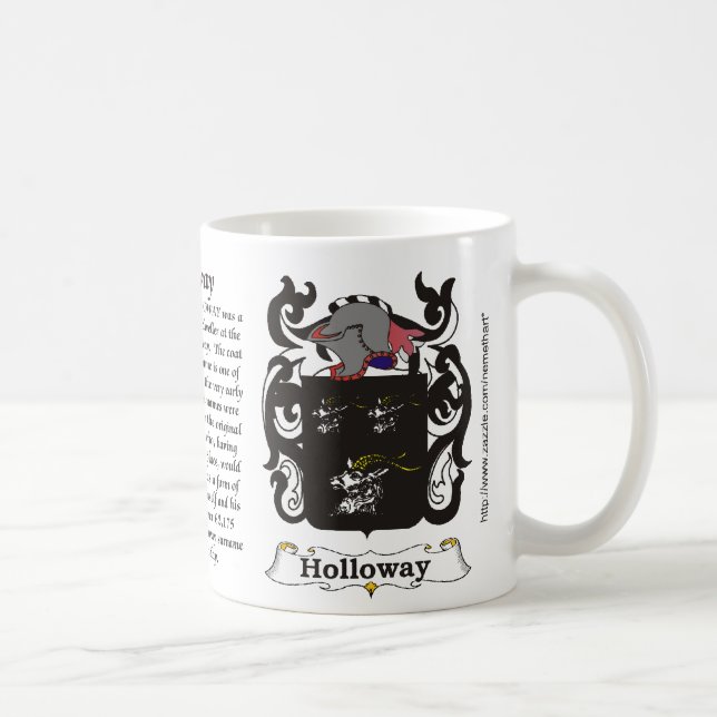 Holloway Family Coat of Arms mug (Right)