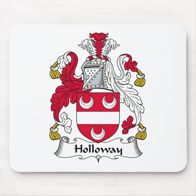 Holloway Family Crest Mouse Pad (Front)