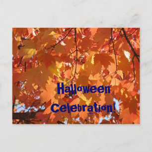 Holloween Celebration! event announcements cards