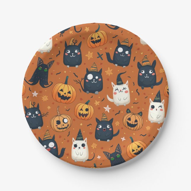 Holloween Paper Plate (Front)