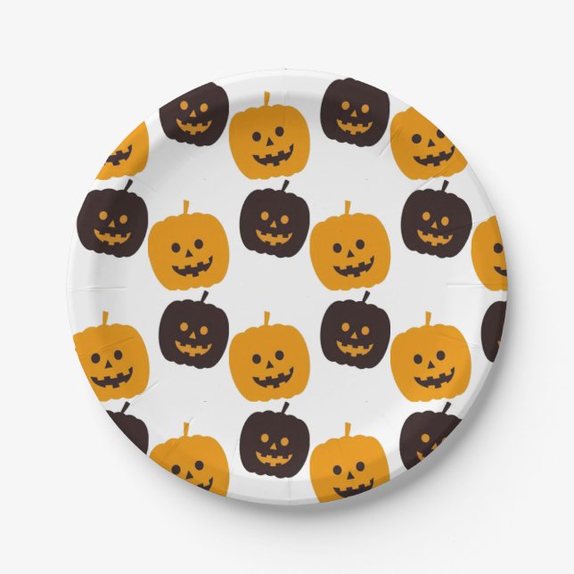  Holloween Paper Plate (Front)