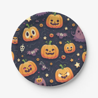 Holloween Paper Plate