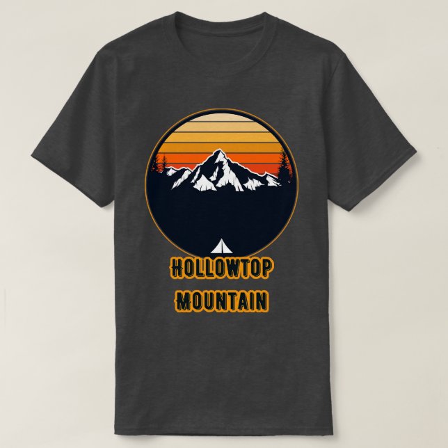 Hollowtop Mountain T-Shirt (Design Front)