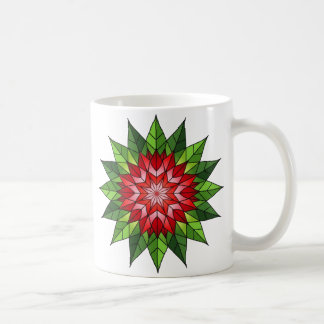 Holly and Berries Mandala  Coffee Mug