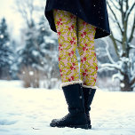 Holly and Berries on Pink Festive Whimsy Christmas Leggings<br><div class="desc">This festive retro design features hand drawn holly and berries on soft pink for that cosy,  traditional holiday feeling with a hint of whimsy. Original art by Malissa Melrose.</div>