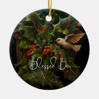 Holly and Ivy Ornament