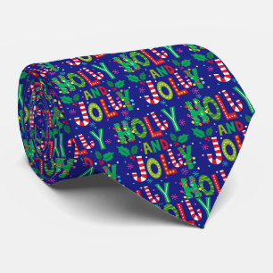 Holly and Jolly Christmas Tie
