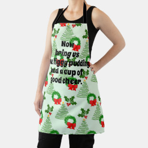 Holly and Trees and Wreaths, Oh My! Apron