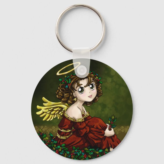 Holly Angel Key Ring (Front)