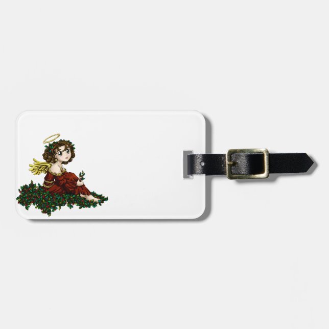 Holly Angel Luggage Tag (Front Horizontal)