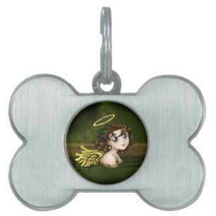 Holly Angel Pet ID Tag