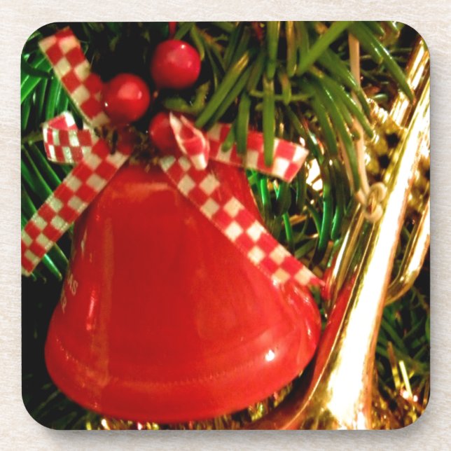 Holly Bell Coaster (Front)