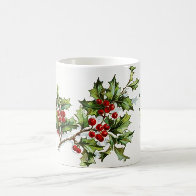 Holly Berries 001 Coffee Mug (Center)