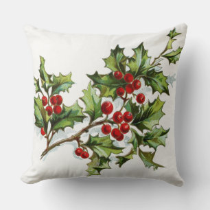 Holly Berries 001 Cushion