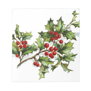 Holly Berries 001 Notepad