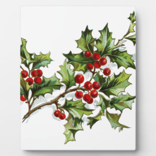 Holly Berries 001 Plaque