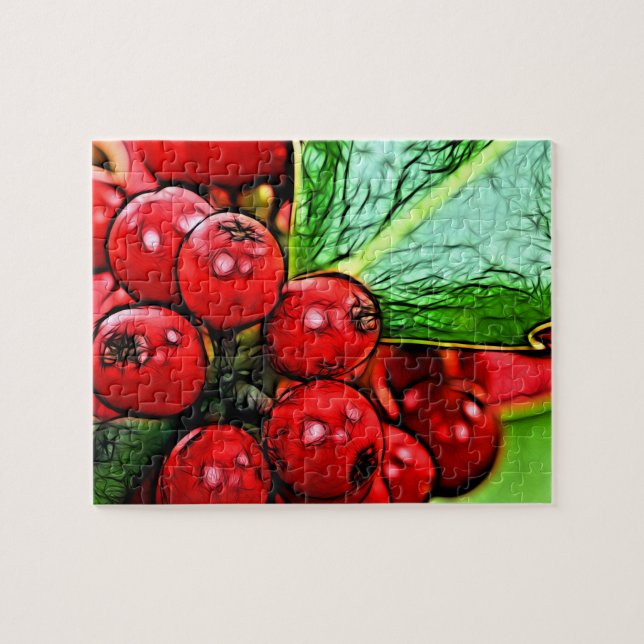 Holly Berries 006 Jigsaw Puzzle (Horizontal)